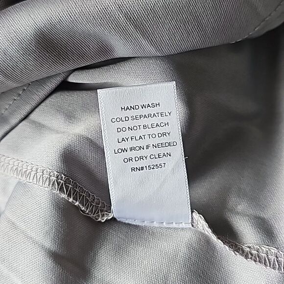 Polagram‎ -1925 Tulle Mesh Skirt Light Grey Midi Length Boho Balletcore Large - Picture 9 of 9